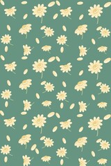seamless pattern with flowers