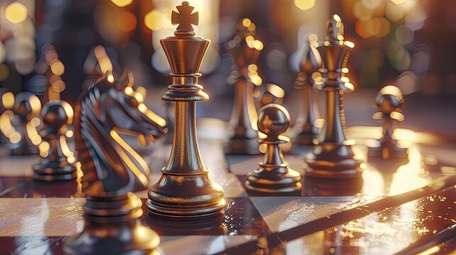 The queen s gambit chess move explained on a chess board