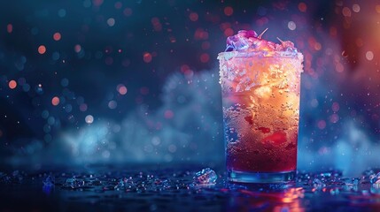 perfect product shot of the perfect galactic cocktail