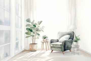 Architecture furniture armchair building.