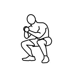 Man Doing Squats