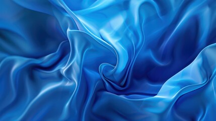 Obraz premium Abstract Blue Silk Drapery