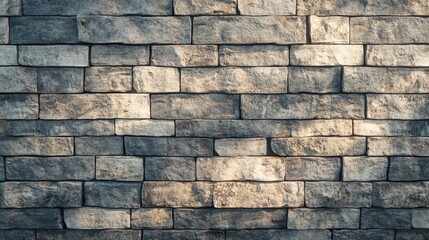 Fototapeta premium Geometric stone tapestry, black and white pattern on a textured wall intricate