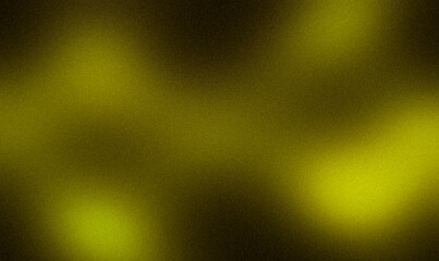 Grainy noisy gradient background, abstract vibrant color flow shape, glowing yellow green black noise texture banner design, copy space