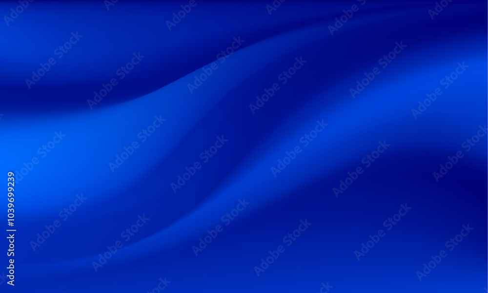 Aufkleber abstract blue background, blue curve design smooth shape by blue color with blurred effect
