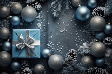 Christmas christmas tree blue.