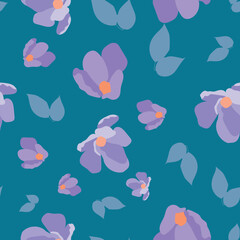 Vector Floral Seamless Pattern