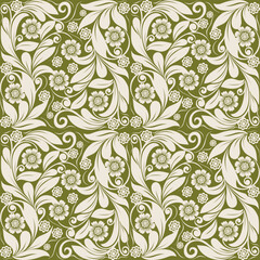 Seamless damask pattern with a classic floral design.African embroidery patterns, paisley, boho, floral ikat, ethnic floral designs, ikat sari, ikat patterns and ethnic patterns.