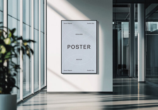 Office Poster Mockup 