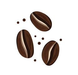 coffee beans vector illustration
