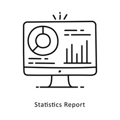 Statistics report isometric stock illustration. EPS File stock illustration