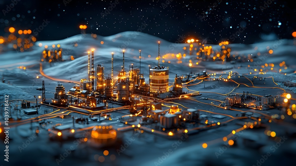 Poster glowing energy flow mesh powering and connecting advanced power grid infrastructure depicting the fu