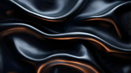 Fototapeta premium Dark Blue Leather Texture Abstract Background