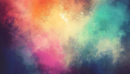 Obraz premium Abstract Colorful Background with Grainy Texture - Cloudy Effect