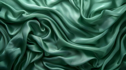 Obraz premium Abstract Green Fabric Texture Background