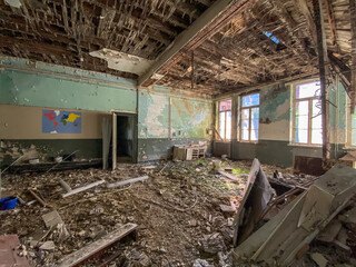 old abandoned building