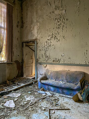 old abandoned building