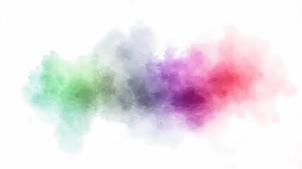 Fototapeta premium Abstract Watercolor Background with Colorful Clouds