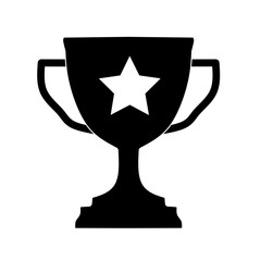champion icon. trophy icon vector on white background