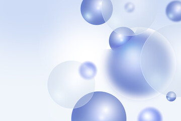 Abstract geometric circle background gradient soft light dark blue bokeh for Graphic Business background hitech technology digital design illustration web template backdrop desktop wallpaper bubbles