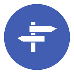Directional Sign Icon