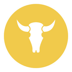 Bull Skull Icon