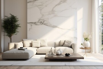 Living room architecture furniture building.