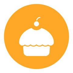 Chocolate Cupcake Icon