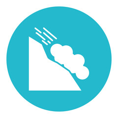 Snow Avalanche Icon