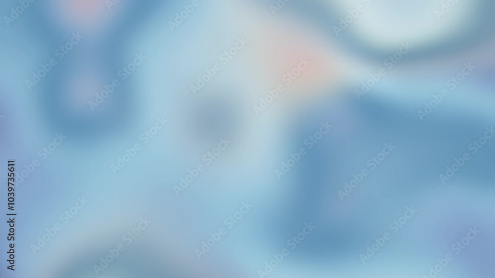 Poster abstract pastel background: a soft blurred bokeh design in light blue and pink with flowing colors -