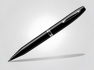 pen on white background