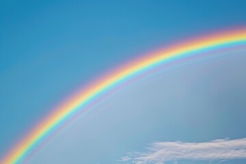 Fototapeta premium Rainbow sky outdoors nature.