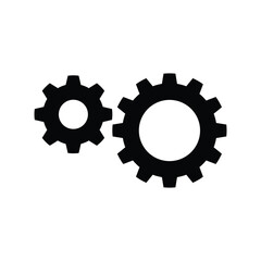 Gear icon stock illustration