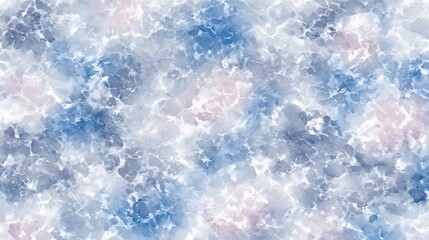 Abstract Watercolor Blue and White Marble Texture Background