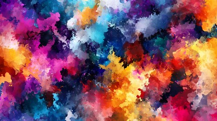 Obraz premium Abstract Watercolor Background With Vibrant Colors And Texture