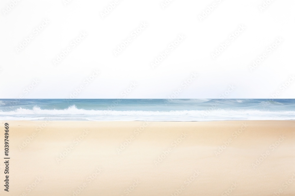 Canvas Prints Beach sea sky outdoors.