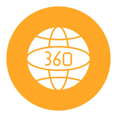 360 Degrees Icon