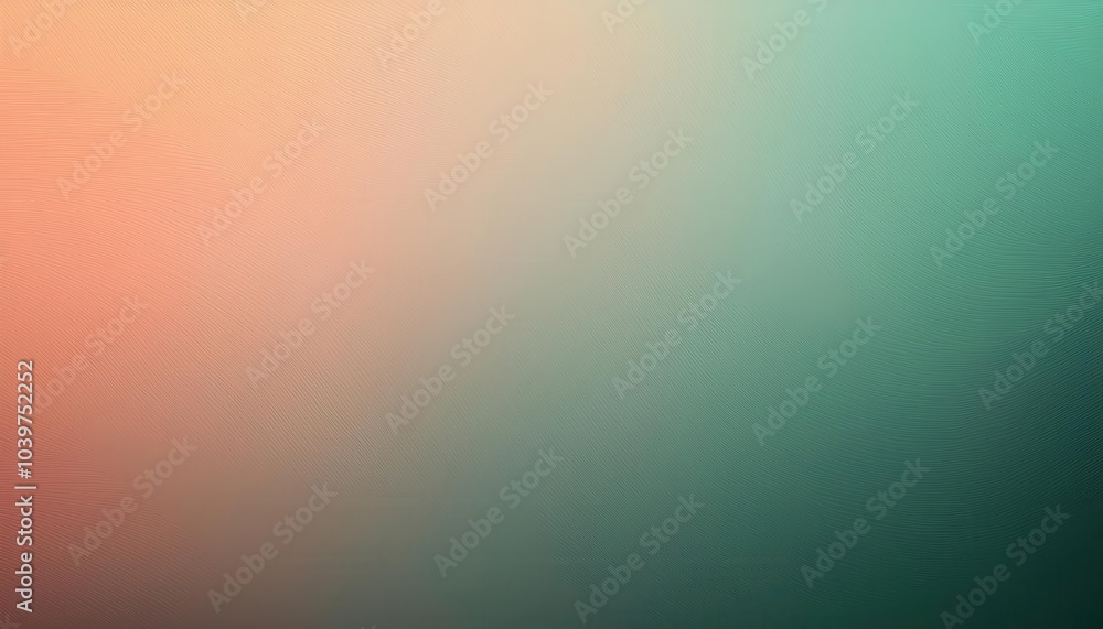 Aufkleber serene gradient fusion. soft blend of green, peach, and orange hues with gentle transitions. perfect