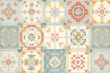 Pastel background tiles pattern backgrounds art.