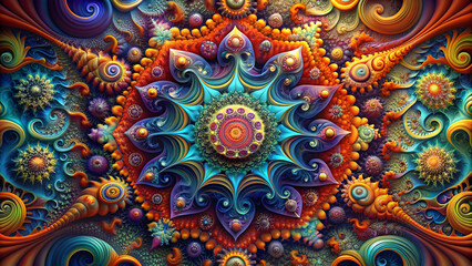 abstract fractal background