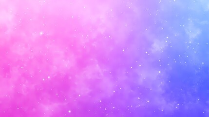 Obraz premium Abstract Purple and Pink Gradient Background with White Stars
