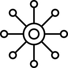 Obraz premium Connections Icon