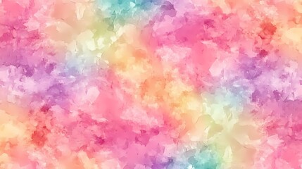 Abstract Watercolor Background   Rainbow Colors  Soft  Pastel  Colorful   Brushstrokes   Texture