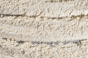 Abstract Cooking Background, Wheat Flour Texture Top View.