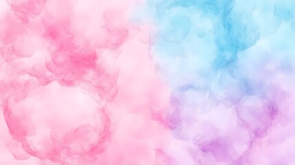 Abstract Watercolor Background with Pink  Blue  and Purple Swirls