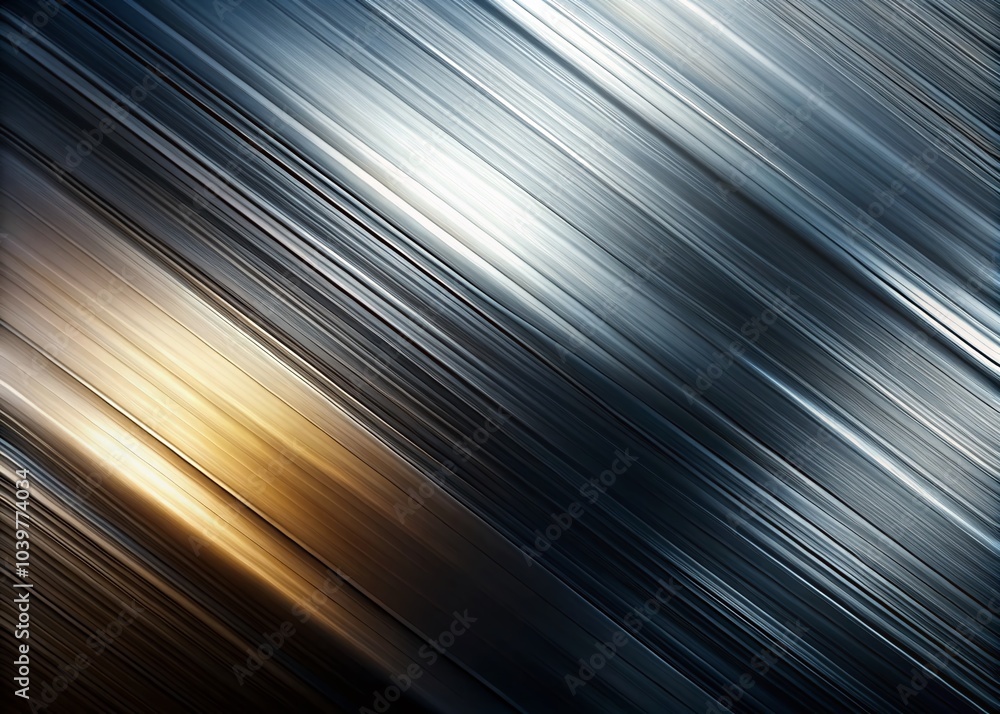 Poster abstract black and silver gradient with soft lines in a modern tech background