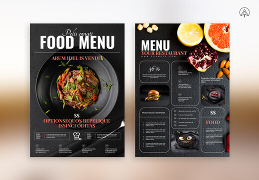 Food Menu Flyer Template