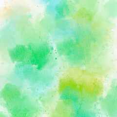 Abstract watercolor background texture. Gradient green watercolor background design.