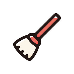 Broom outline icon for graphic design, apps and websites