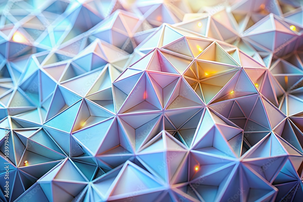 Poster abstract white triangles background with polygonal design for modern visuals and creative projects